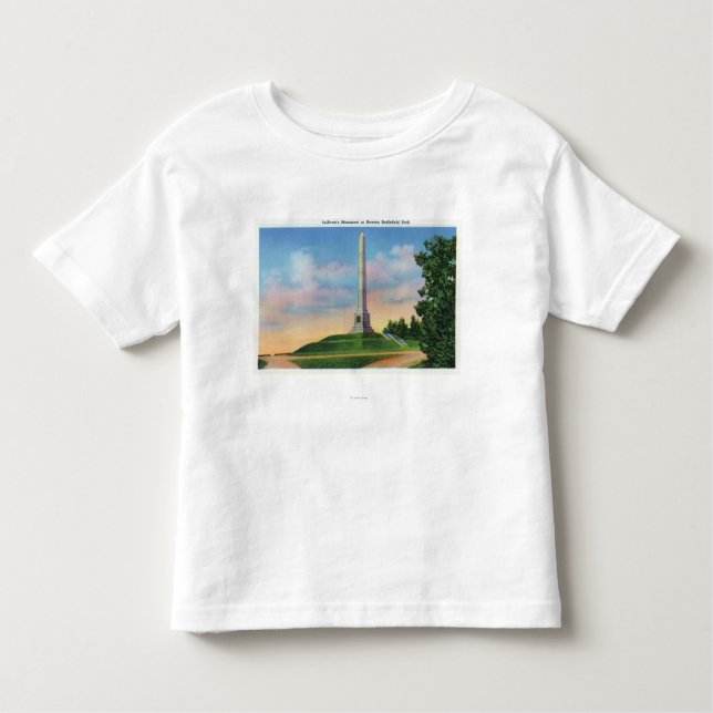 Newton-Schlachtfeld-Park-Ansicht Kleinkind T-shirt (Vorderseite)