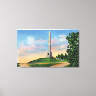 Newton-Schlachtfeld-Park-Ansicht Leinwanddruck