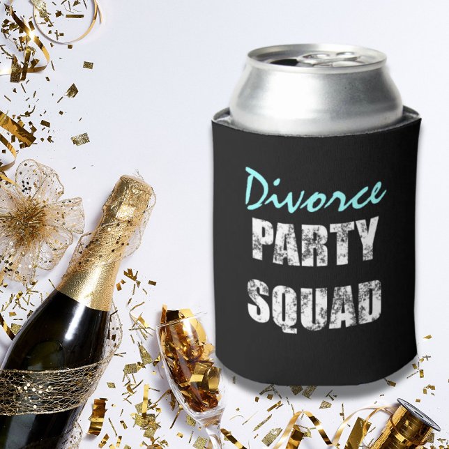 Newton Single Happy Scheidung Party Squad Dosenkühler (Newly Single Happy divorce party squad Can Cooler)