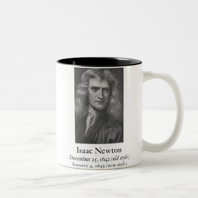 Newton-Tasse Zweifarbige Tasse (Rechts)