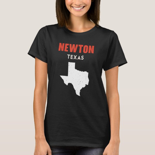 Newton Texas USA Staat America Travel Texas T-Shirt (Vorderseite)