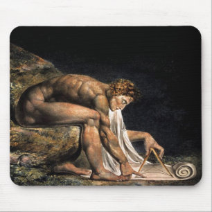 Newton William Blake Masonic Painting Mousepad