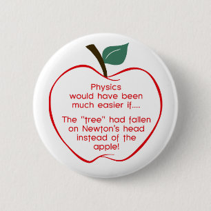 Newtons Apfel Button
