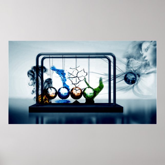 Newton's Cradle Poster (Vorne)