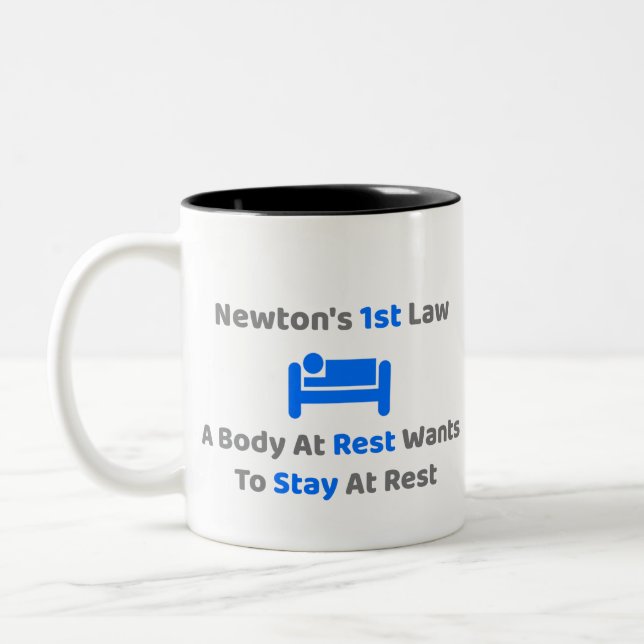 Newtons erste Tasse (Links)