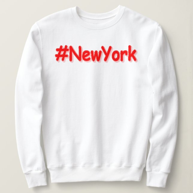 "#NewYork " Cute Design. Buy Now Sweatshirt (Design vorne)