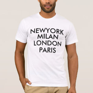 Newyork Mailand London Paris T - Shirt
