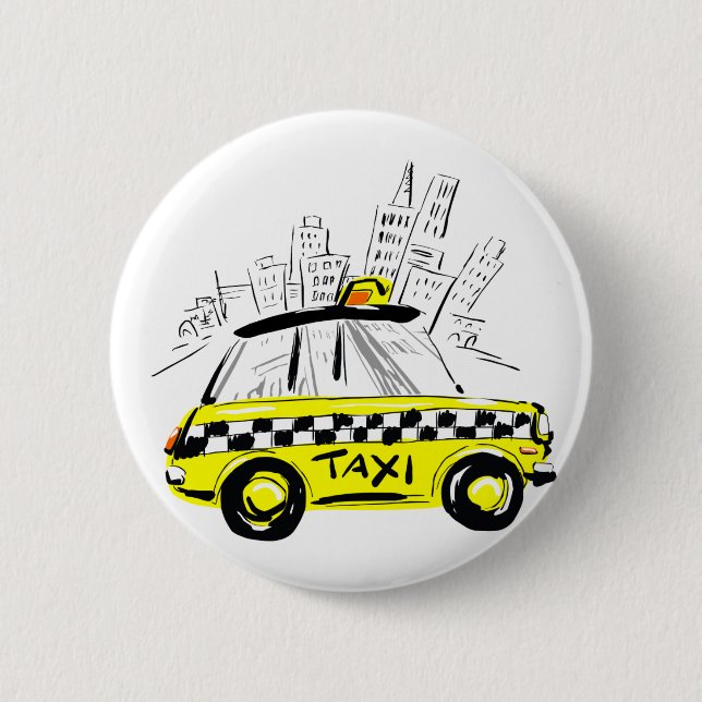 newyork Taxi Button (Vorderseite)