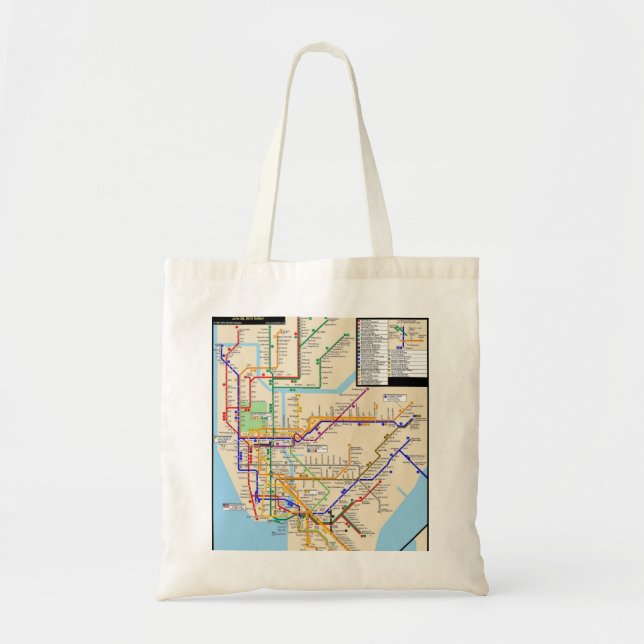 Newyork Untergrundbahn Tasche (Vorne)