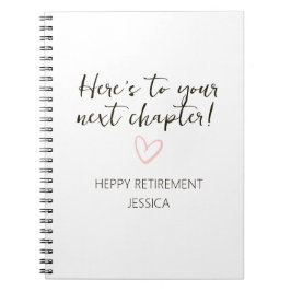 Next Chapter Personalized Retirement Gift Notizblock