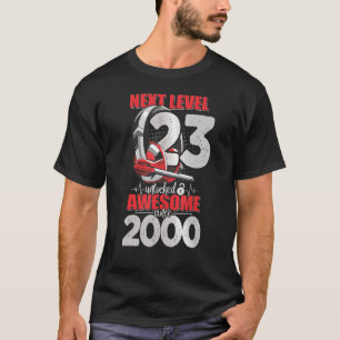 Next Level freigeschaltet 23-jähriger Junge 2000 H T-Shirt