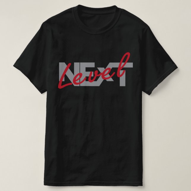 Next Level Lion Menshirt – Motivational T-Shirt (Design vorne)