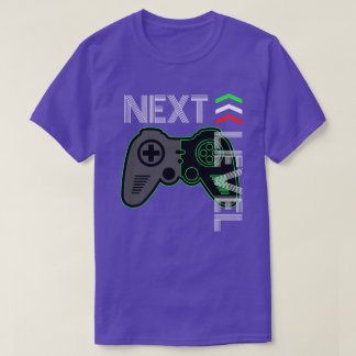 Next Level Videospiel Neon Grün Controller T-Shirt