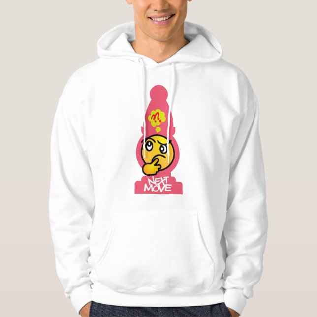 NEXT MOVE MASTER CHESS BY MASANSER PIXELAT HOODIE (Vorderseite)