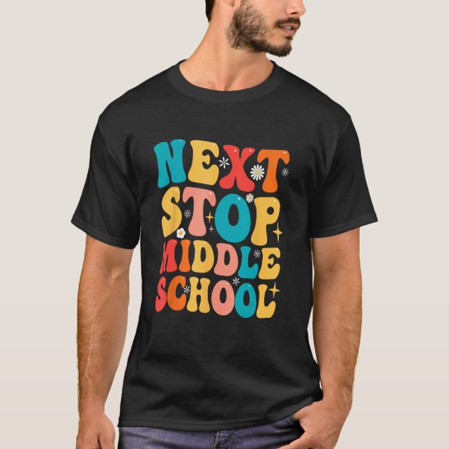 Next Stop Middle School  Graduate 5th Grade Gradua T-Shirt (Vorderseite)