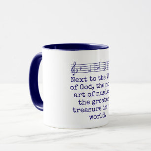 Next To The Word Of God - Music Quote  Tasse