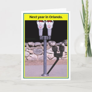 Next Year in Orlando Funny Passover Card Karte