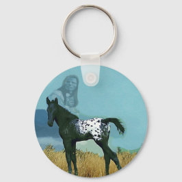 Nez Perce Pony Schlüsselanhänger