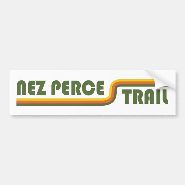 Nez Perce Trail Autoaufkleber (Vorne)