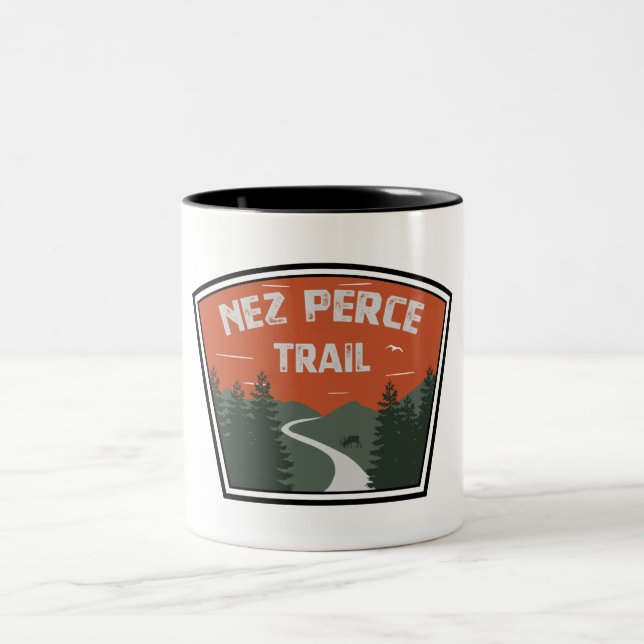 Nez Perce Trail Zweifarbige Tasse (Mittel)