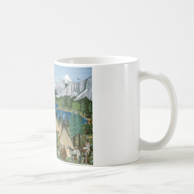Nez Perce ~ Wallowa Lake Kaffeetasse (Rechts)