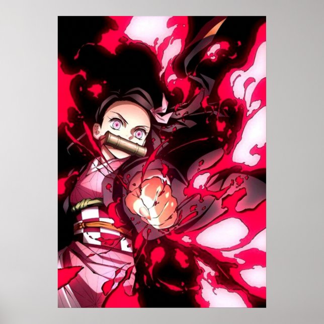 Nezuko Blood Demon Art Demon Poster (Vorne)