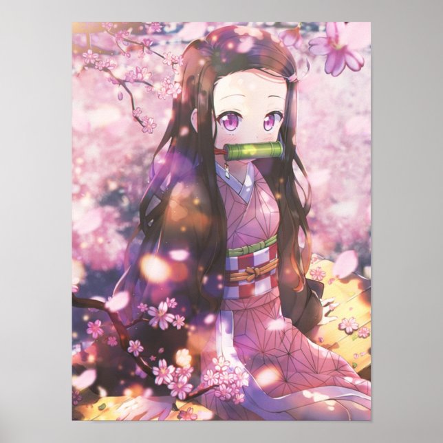 Nezuko Demon Slayer Kimetsu No Yaiba Poster (Vorne)