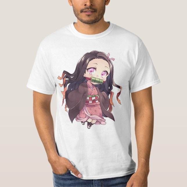 Nezuko kamado chibi T-Shirt (Vorderseite)