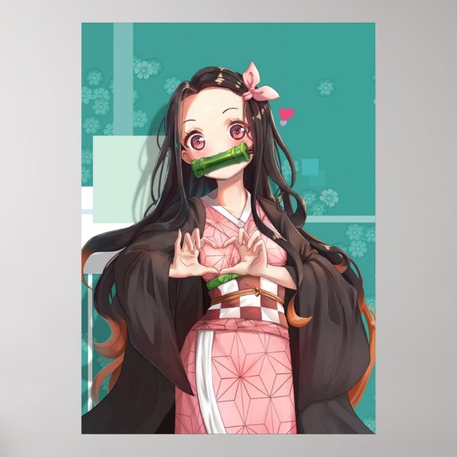 Nezuko Kamado Demon Slayer Kimetsu no Yaiba Nezuko Poster (Vorne)