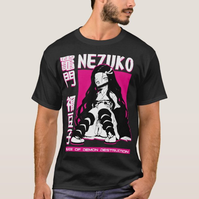 Nezuko Kamado - Demon Slayer Kimetsu no Yaiba T-Sh T-Shirt (Vorderseite)