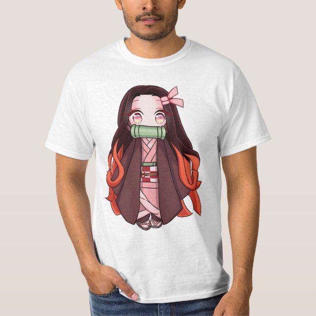 Nezuko kamado Lächeln T-Shirt (Vorderseite)