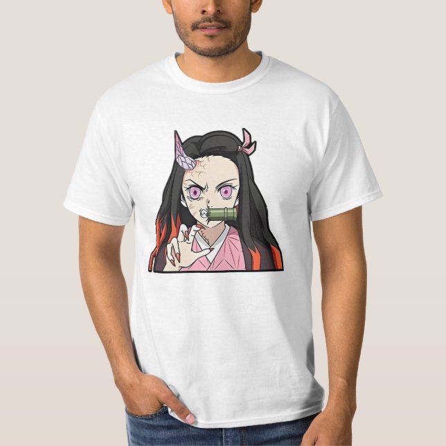 Nezuko kamado wütend T-Shirt (Vorderseite)