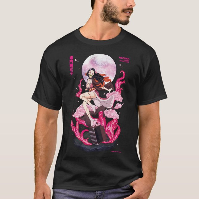 Nezuko Rage Moon T - Shirt (Vorderseite)