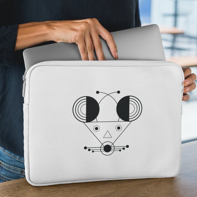 Nezumi Zodiac - Smart Shield Serie Laptopschutzhülle (Smart protection with zodiac precision, meet the Nezumi laptop sleeve in geometric style.)