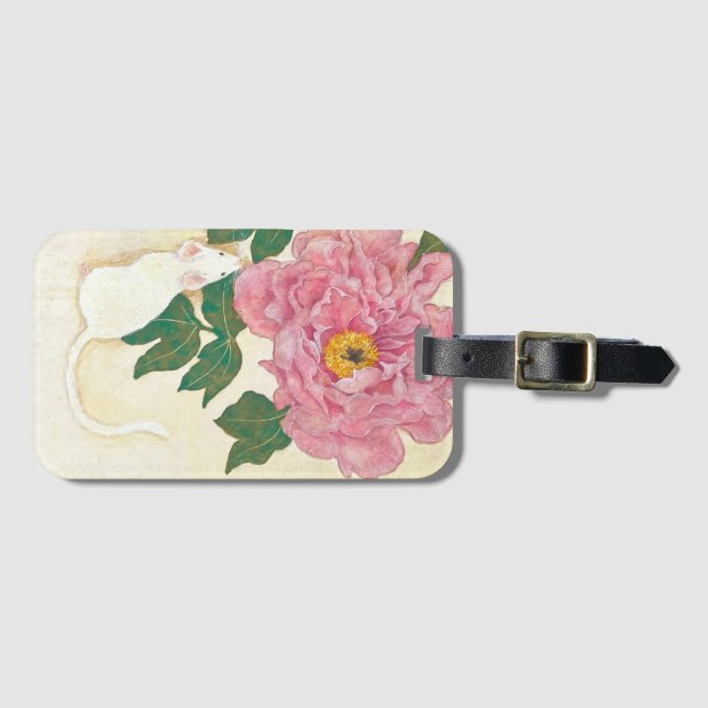 Nezumito-Botan: The Little Mouse and the Peony Gepäckanhänger (Vorderseite (Horizontal))