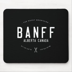Nff Alberta Canada Graphic Distressed Vintag Ski Mousepad