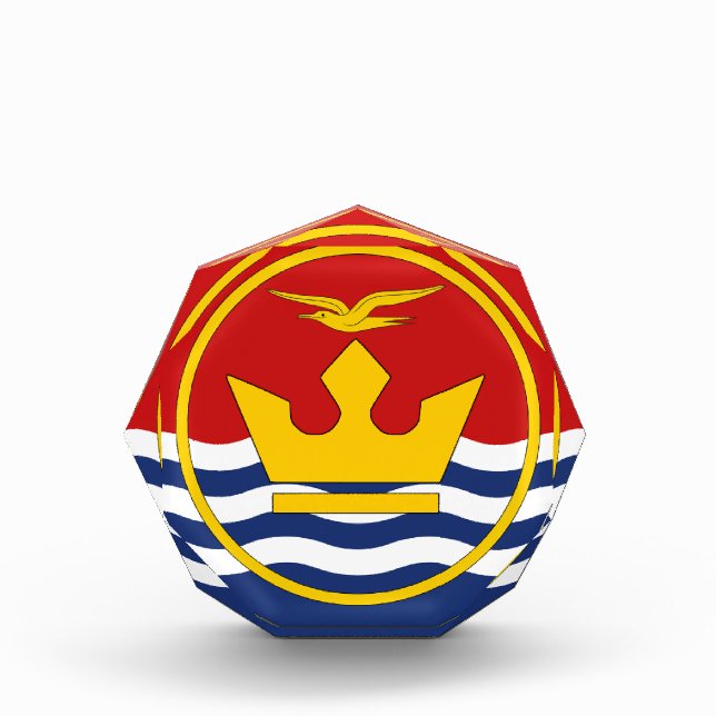 NFT Champions OG Kiribati Crew Logo-Foto-Block Fotoblock (Vorderseite)