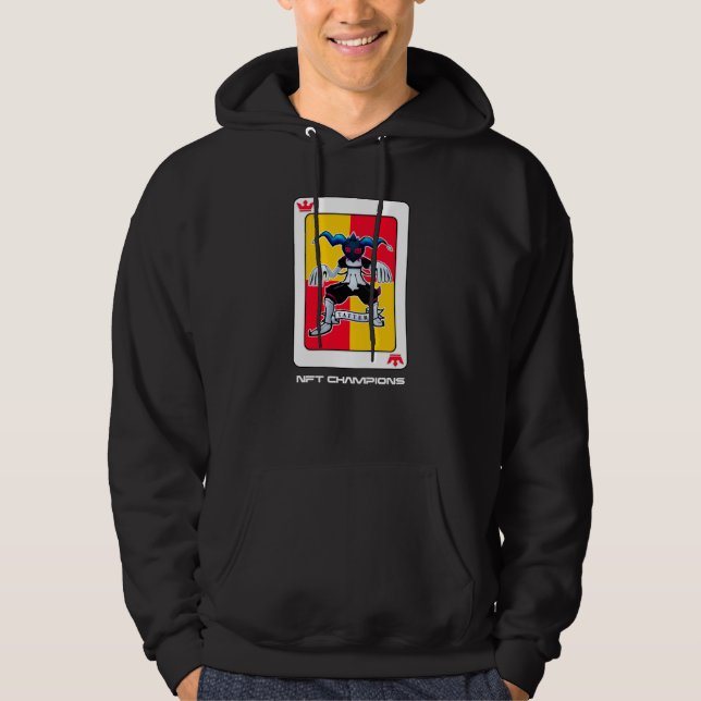NFT Champions Red Yellow Tatter Hoodie (Vorderseite)