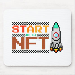 NFT Crypto art Bossica Mouse Pad Mousepad