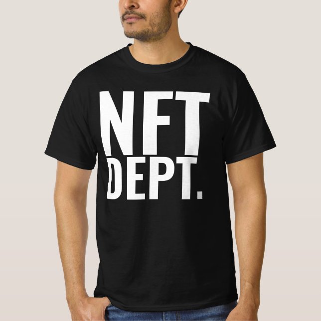 NFT DEPT. SCHWARZ T-Shirt (Vorderseite)