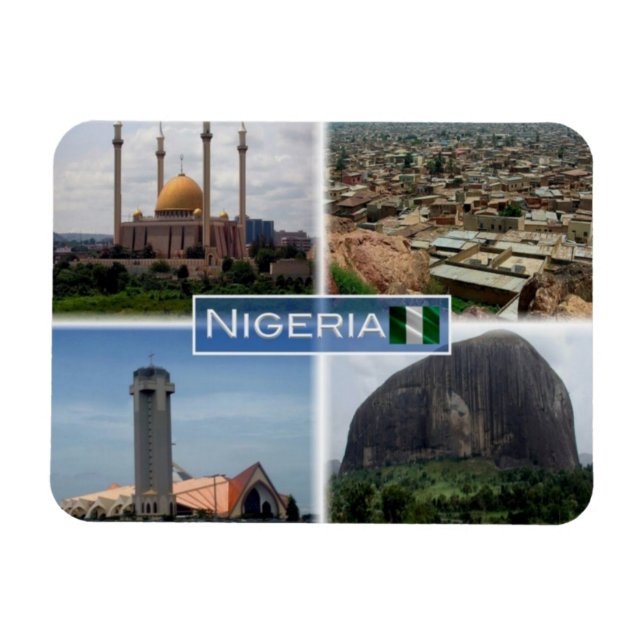 NG Nigeria Magnet (Horizontal)