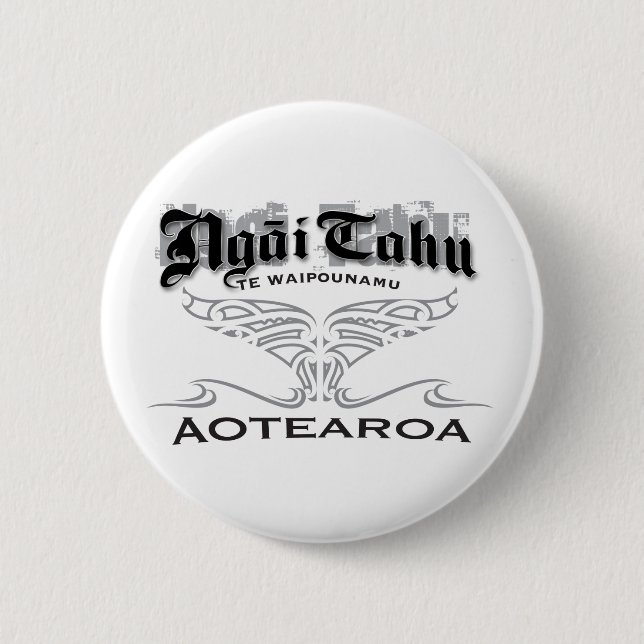 NGAI TAHU WALE SCHWANZ BUTTON (Vorderseite)