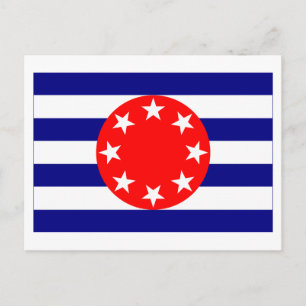 Ngarchelong Flag Postkarte