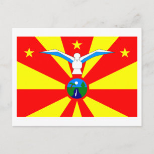 Ngardmau-Flagge Postkarte