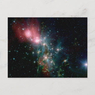 NGC 1333 Chaotische Geburt von Sternen Postkarte
