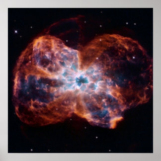 NGC 2440 Letzter Hurrah-Stern NASA Poster