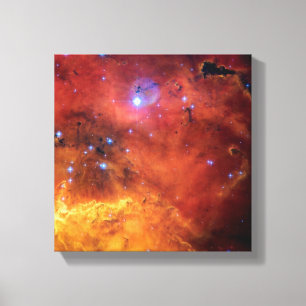 NGC 2467 Nebel - Hubble-Weltraumteleskop-Foto Leinwanddruck