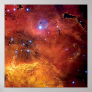 NGC 2467 Nebel - Hubble-Weltraumteleskop-Foto Poster