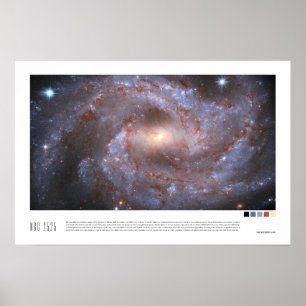 NGC 2525 (Hubble-Weltraumteleskop) Poster