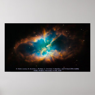 NGC 2818/Planetennebel Poster